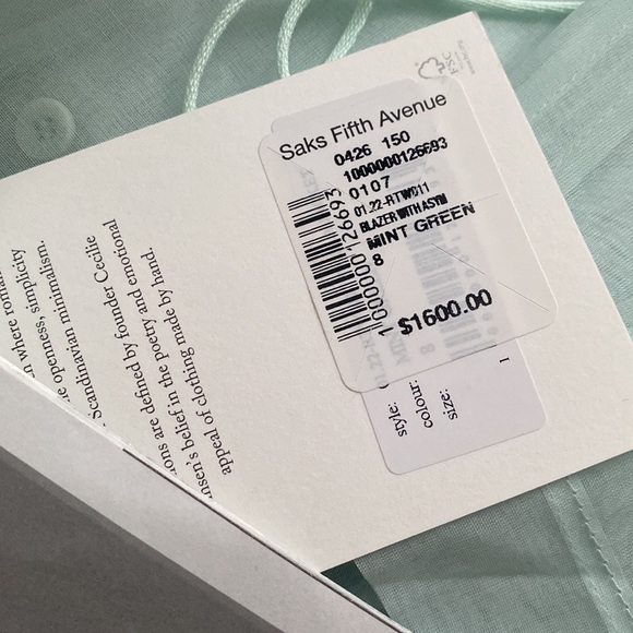 Cecile Bahnsen Green Blazer - Picture 7 of 8